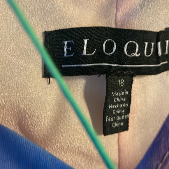 Eloquii Trapeze Dress with Crossing Straps sz 18 - Picture 5 of 6